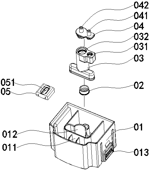 Quick-to-detach milk froth device