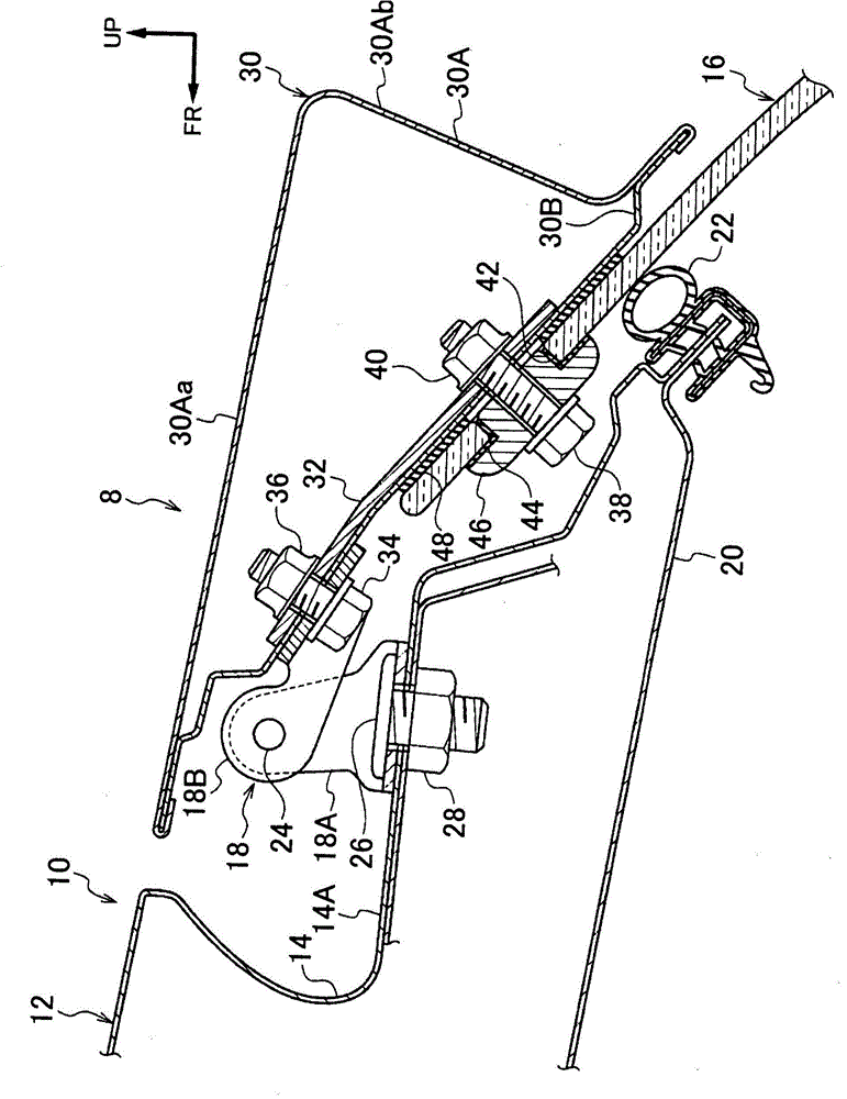 Vehicle body rear structure