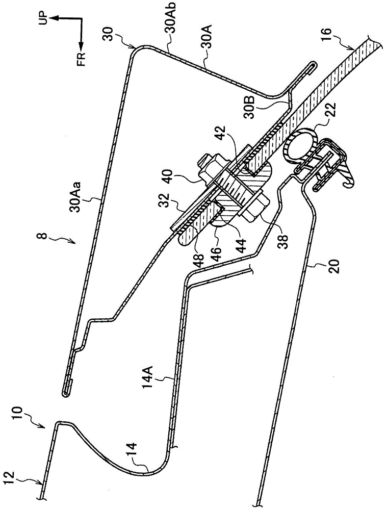 Vehicle body rear structure