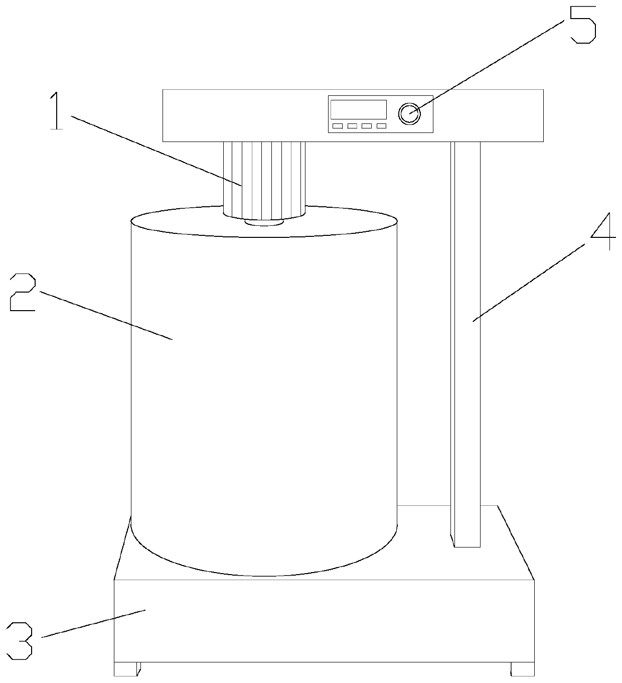 A preliminary cleaning device for livestock farm wool using centrifugal treatment