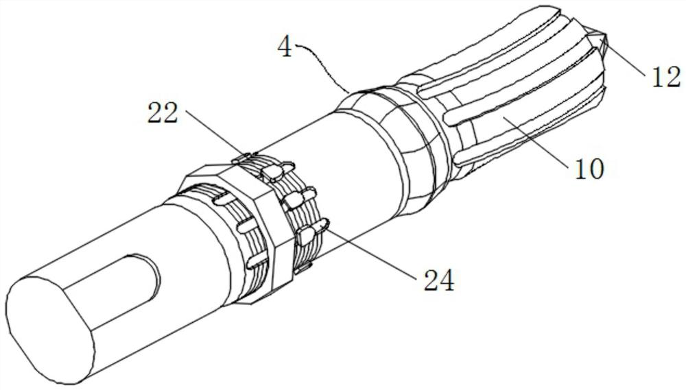 Building decoration drill bit and method for constructing stable installation