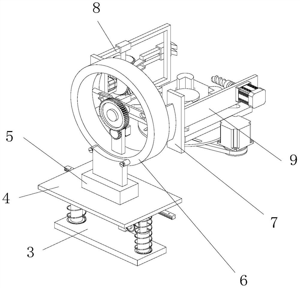 A processing mechanism for aluminum formwork components