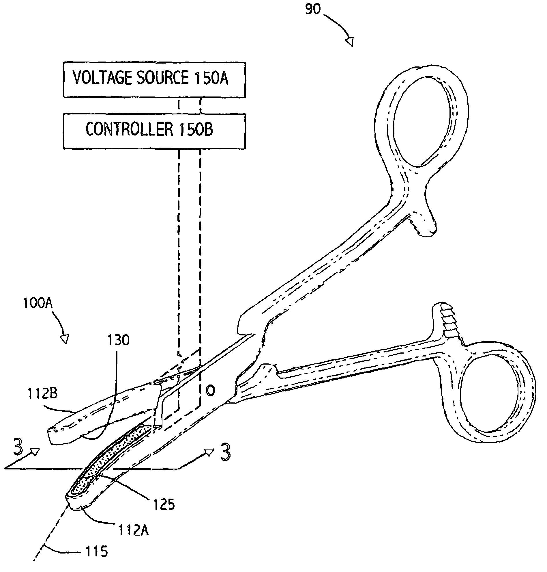 Electrosurgical probe and method of use