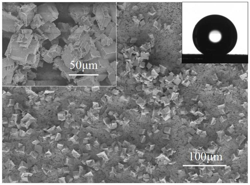 POSS/PVDF composite membrane with hydrophobic surface, preparation method and application thereof