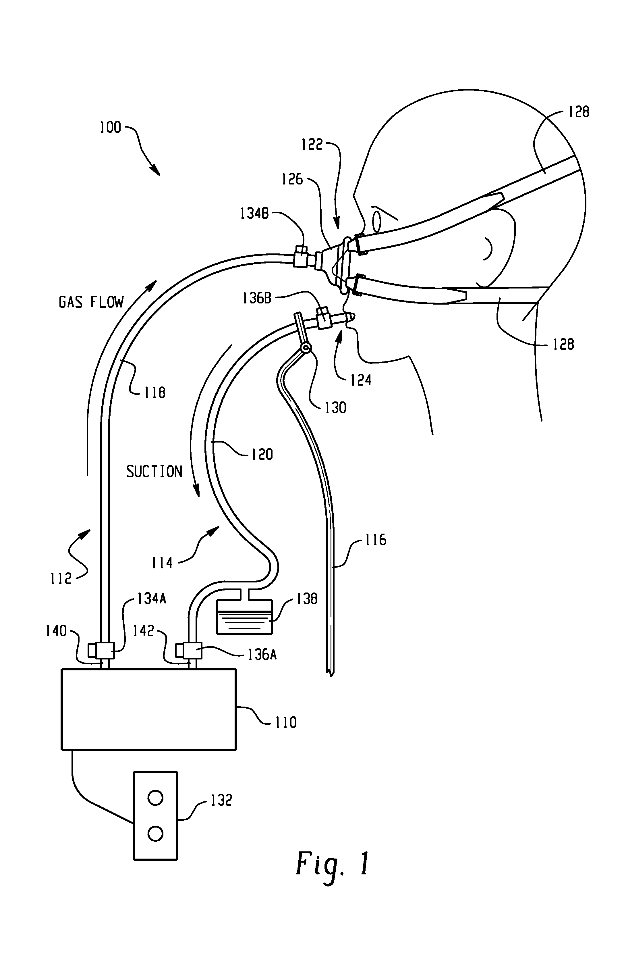 Combination lung ventilation and mucus clearance apparatus and method
