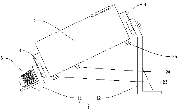 Sewage flocculation treatment device