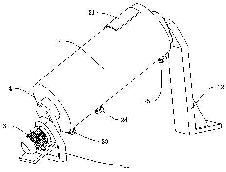 Sewage flocculation treatment device