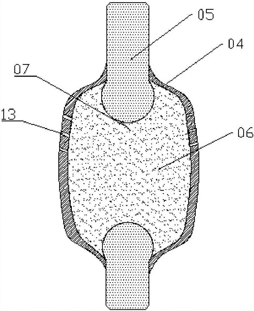 Quick brake internal expanding brake structure