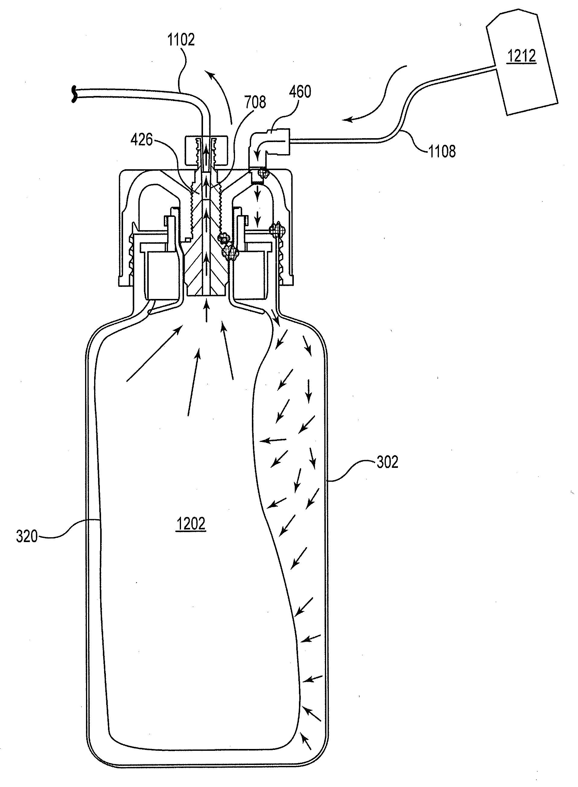 Closure/Connector for Liner-Based Dispense Containers
