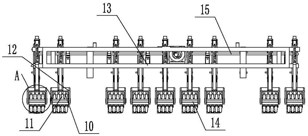 Planting method for unmanned fixed sowing