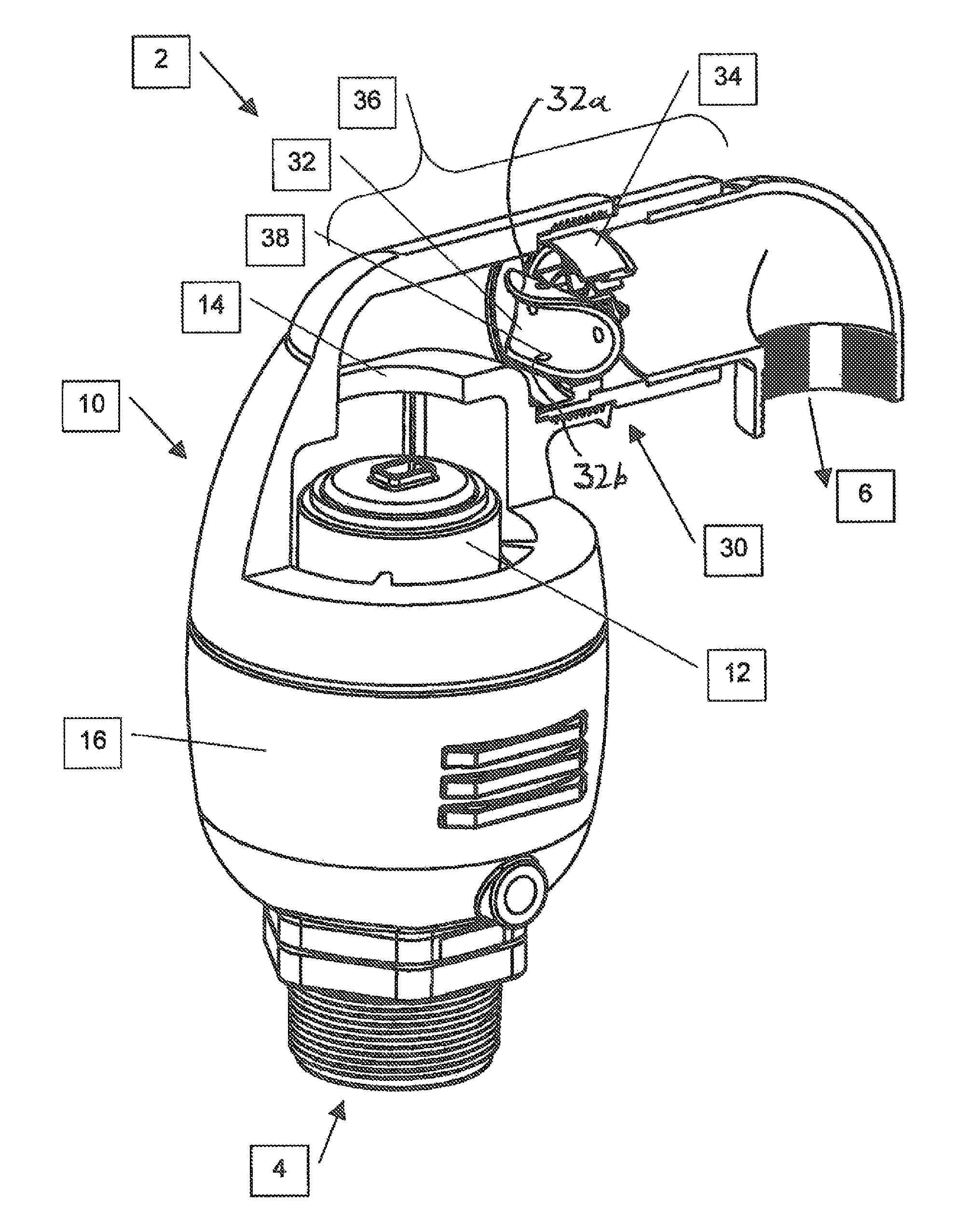 Air release valve with elastic rolling shutter
