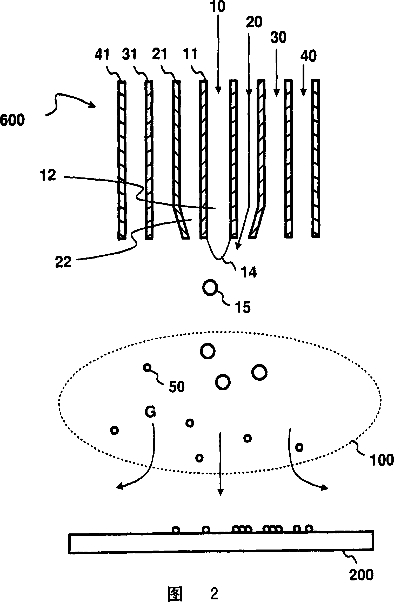 Optical waveguide material as well as method and device for producing it