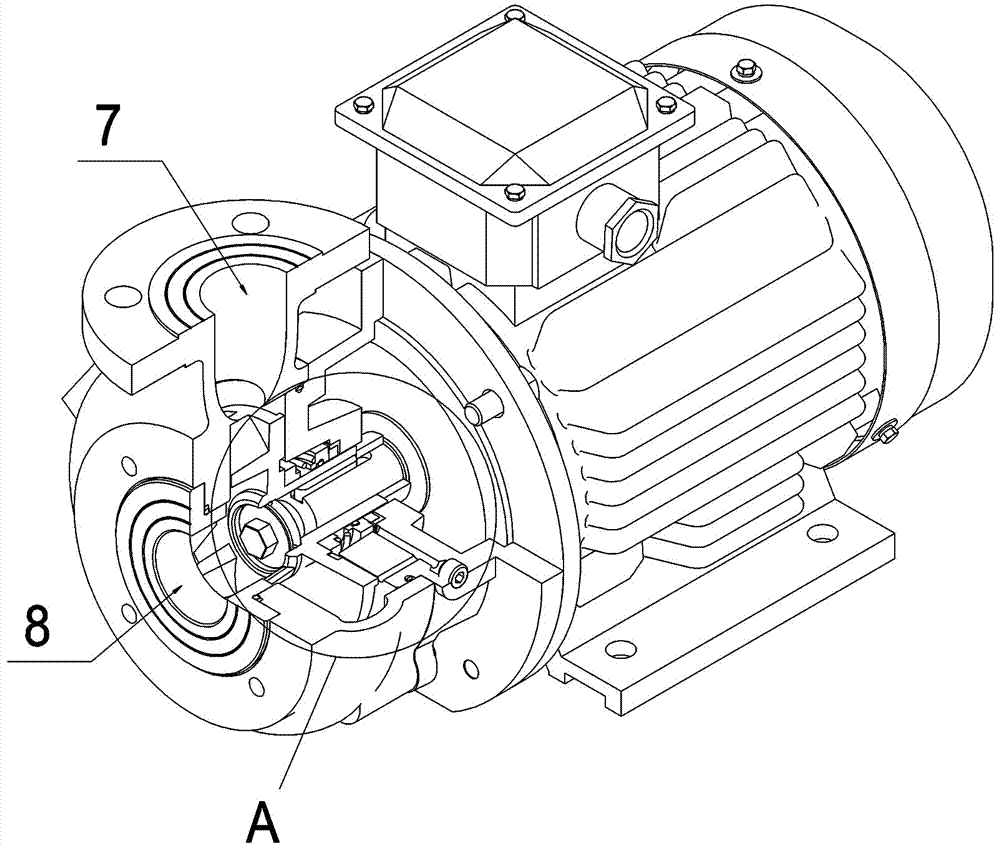 A Cooling Structure of Centrifugal Water Pump Shaft Seal
