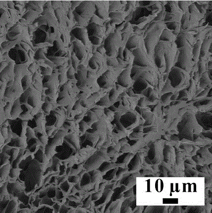 Nano-diamond filled polyimide based compound aerogel material and preparation method thereof