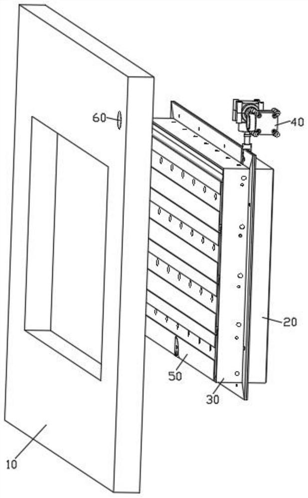 Shutter with multiple working modes of invisibility and bullet prevention