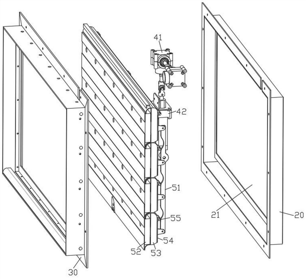 Shutter with multiple working modes of invisibility and bullet prevention