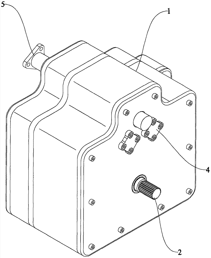 Variable speed mechanism for tractor