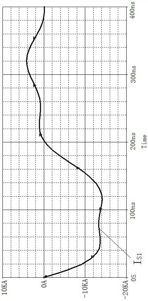 Gas spark switch discharge experiment circuit and device