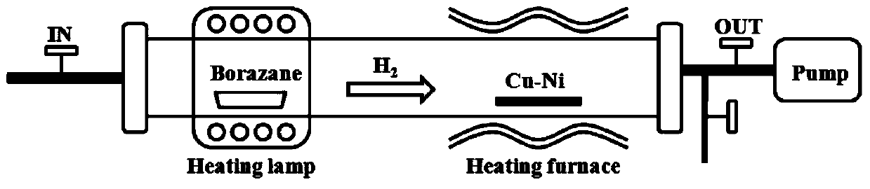 Method for preparing hexagonal boron nitride film