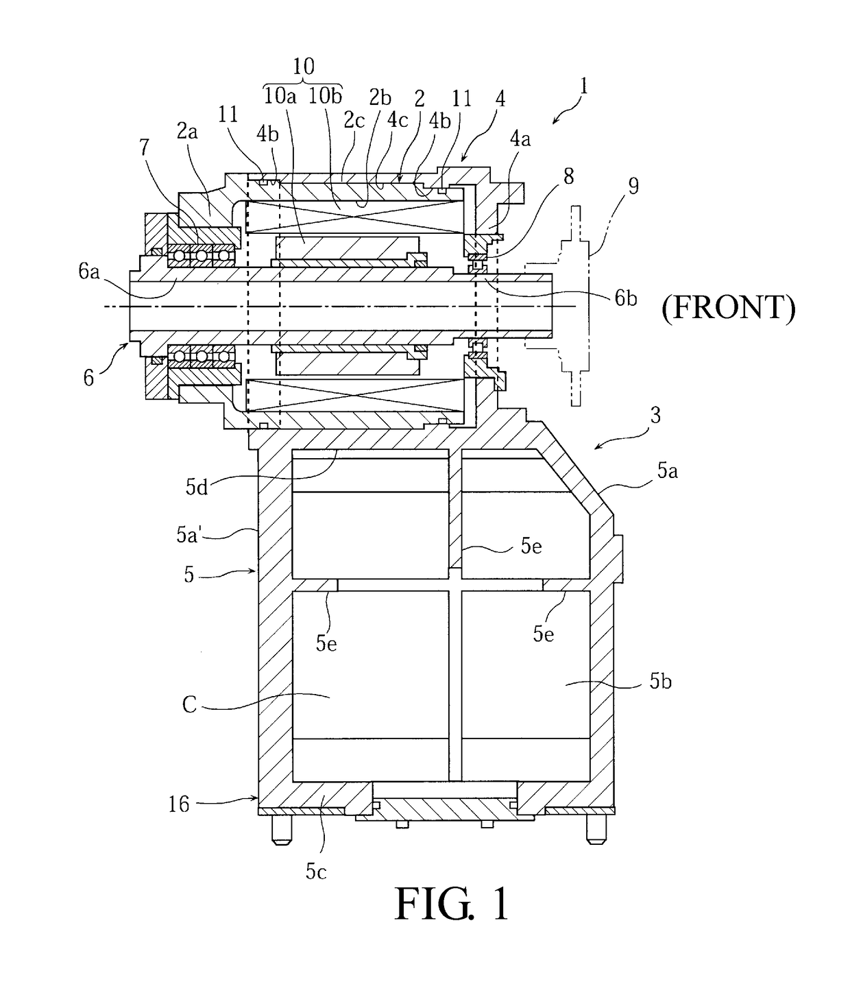 Spindle apparatus for machine tool