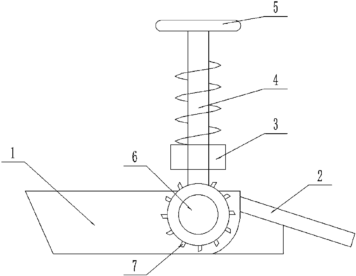 Scrap iron collecting device applied to machining