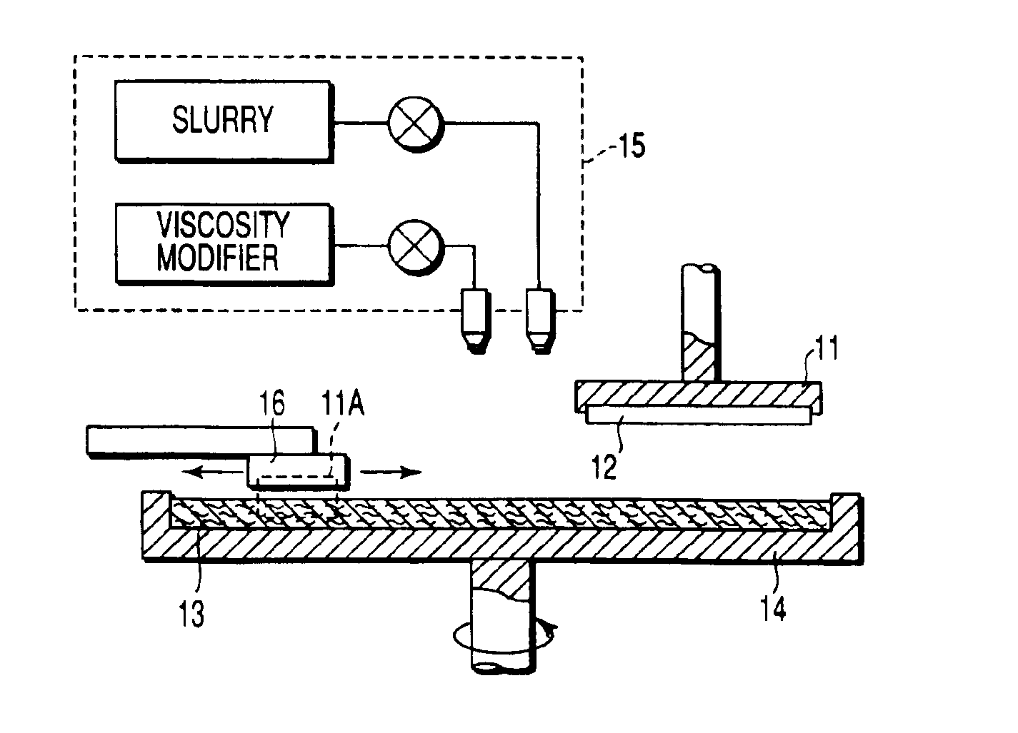 Method of chemical/mechanical polishing of the surface of semiconductor device