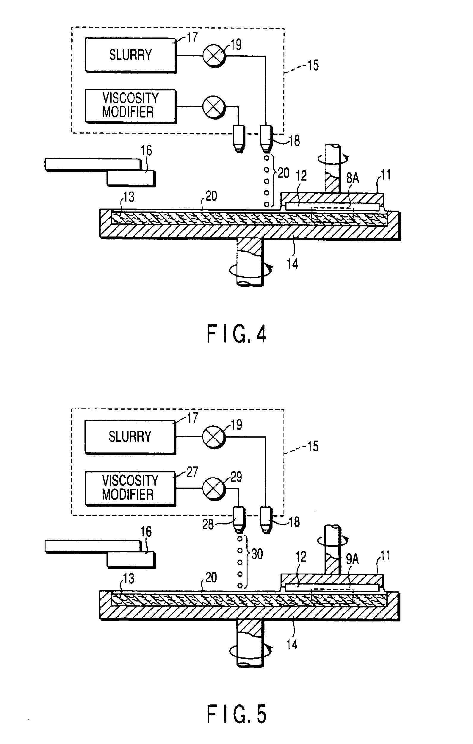 Method of chemical/mechanical polishing of the surface of semiconductor device