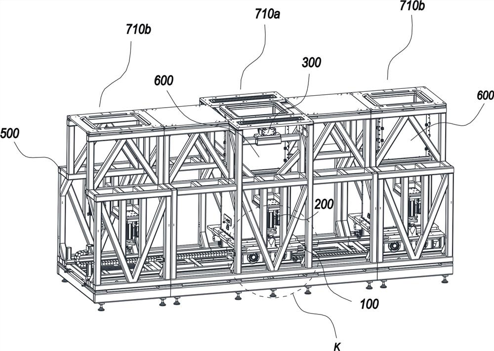 Construction bin system for large metal 3D printing equipment