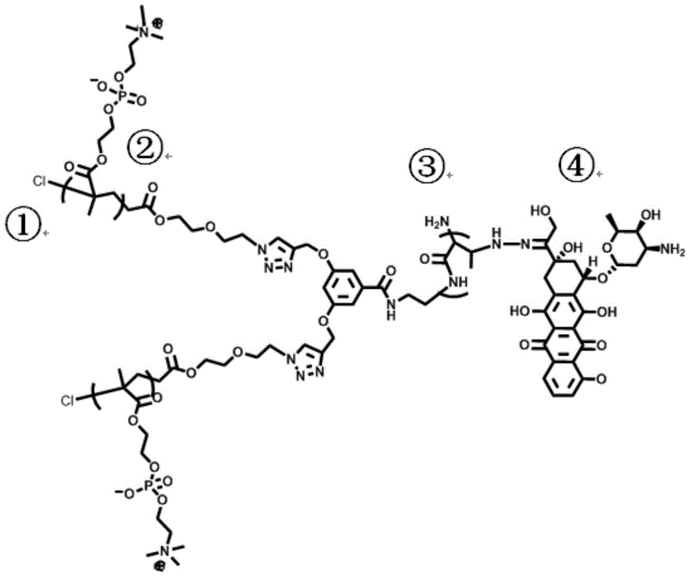 Preparation method for antineoplastic polymer drug micelle