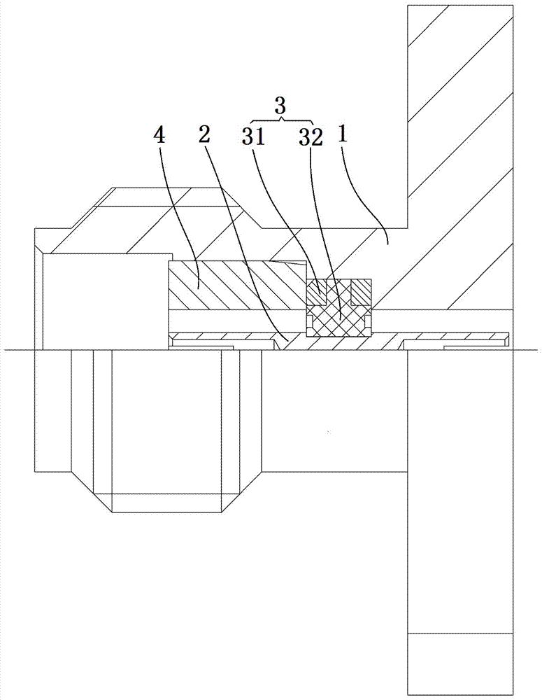 Radio-frequency connector and insulating support thereof