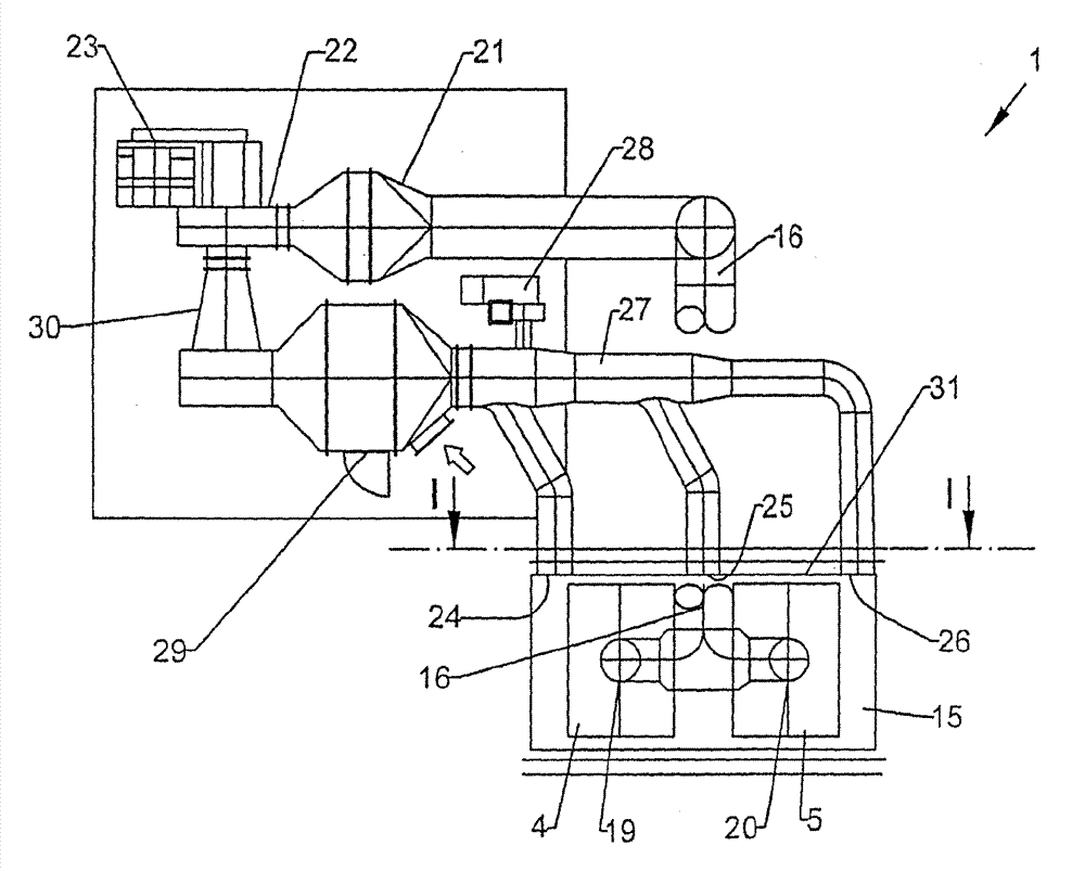 Method and device for handling textile good