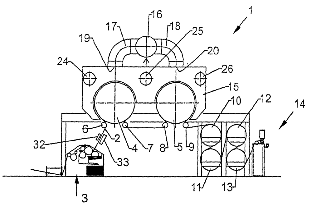 Method and device for handling textile good