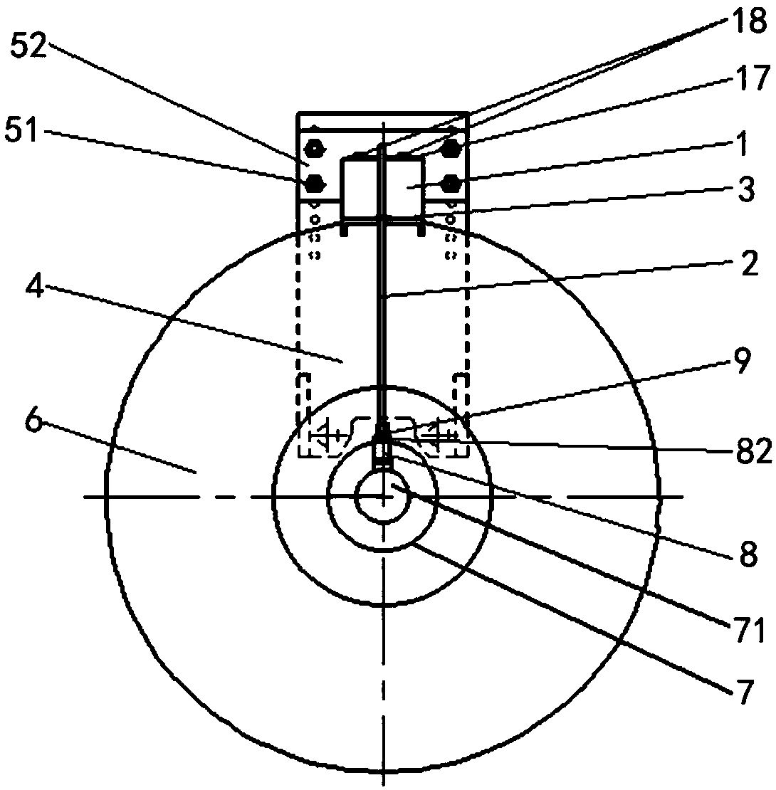 Fixing and limiting device for front wheel six-component slip ring and method and medium and heavy trucks