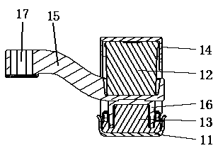 Mounting structure of automobile left suspension