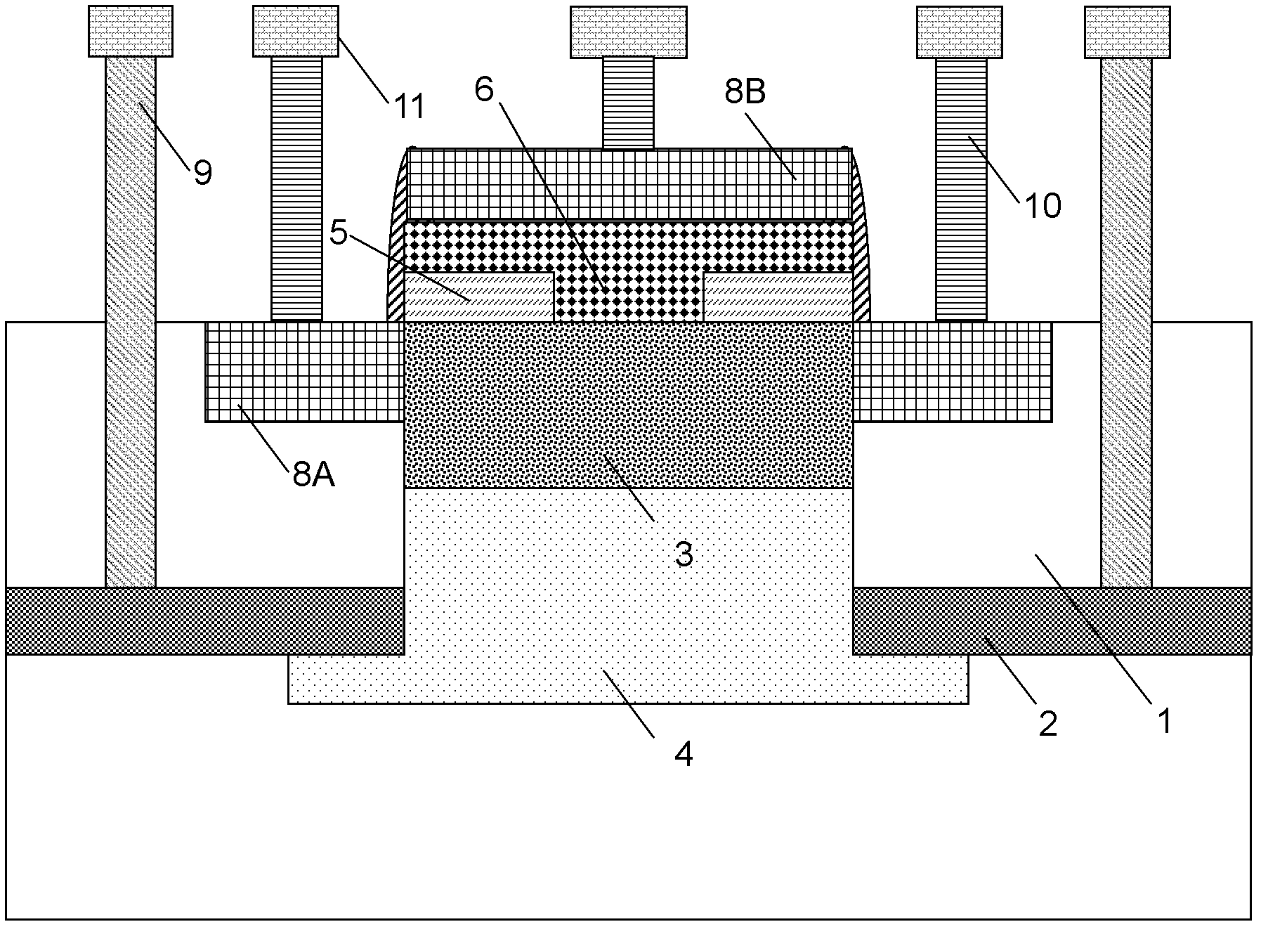 Vertical parasitic pnp transistor in silicon germanium hbt process and manufacturing method thereof