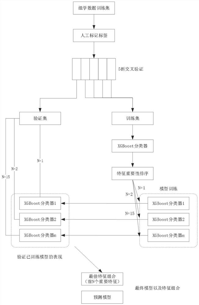 Clinical omics data processing method and device based on machine learning