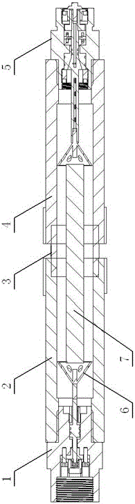 Binary self-broken liquid-gas rock cracking pipe