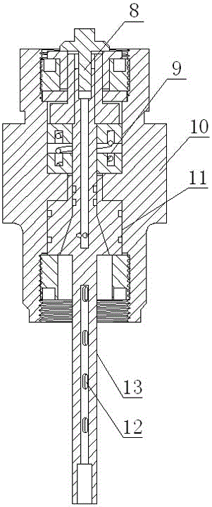 Binary self-broken liquid-gas rock cracking pipe