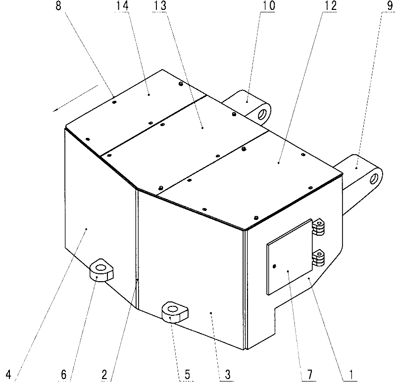 Coal removal device of crawler walking hydraulic support