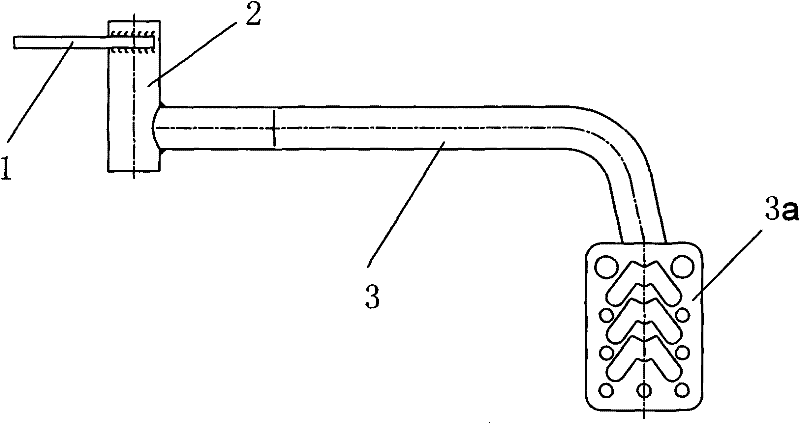 Rear braking pedal for motorcycle