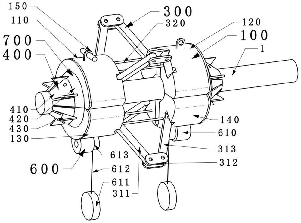 High-voltage line deicing device