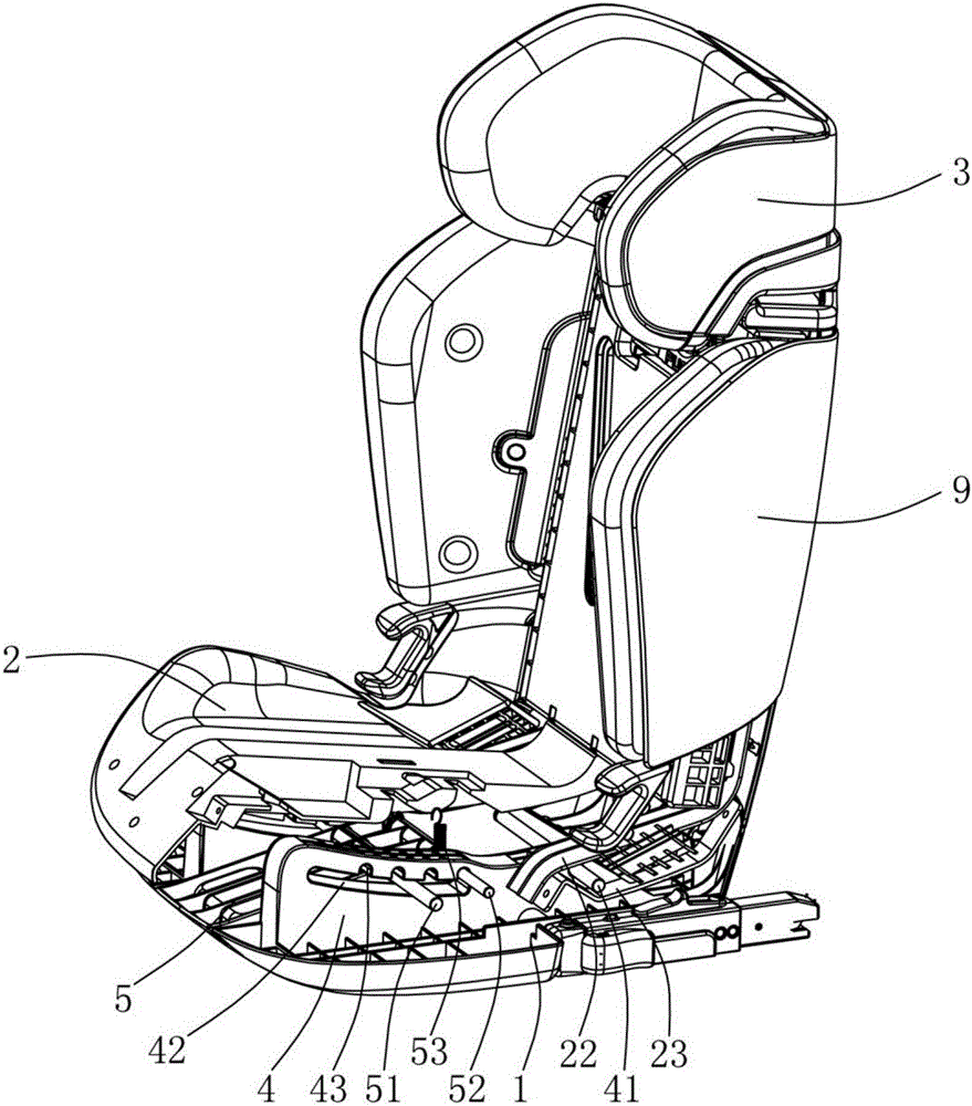 Automobile safety chair for child