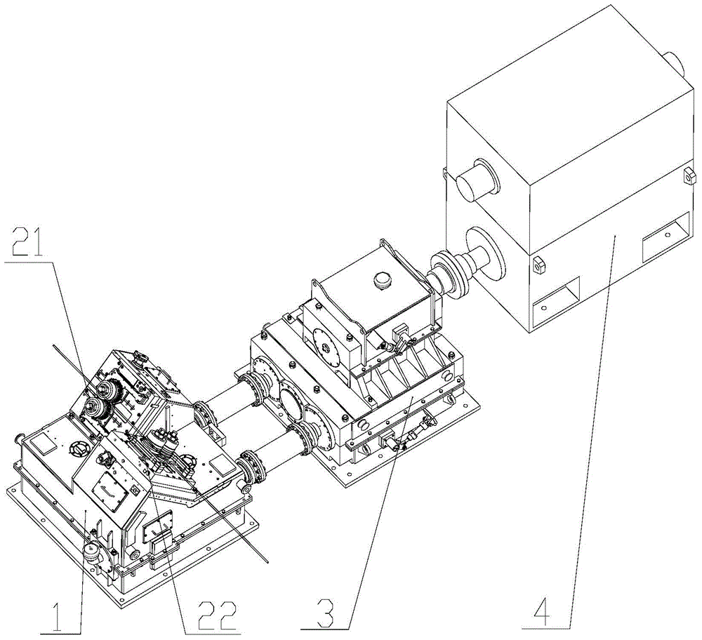 A centralized transmission line bar rolling mill