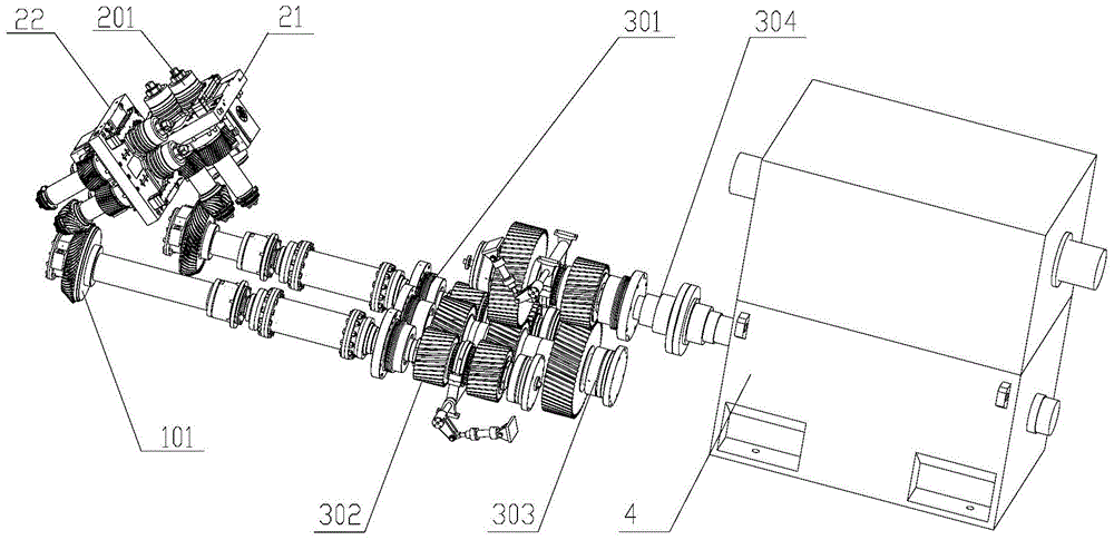 A centralized transmission line bar rolling mill