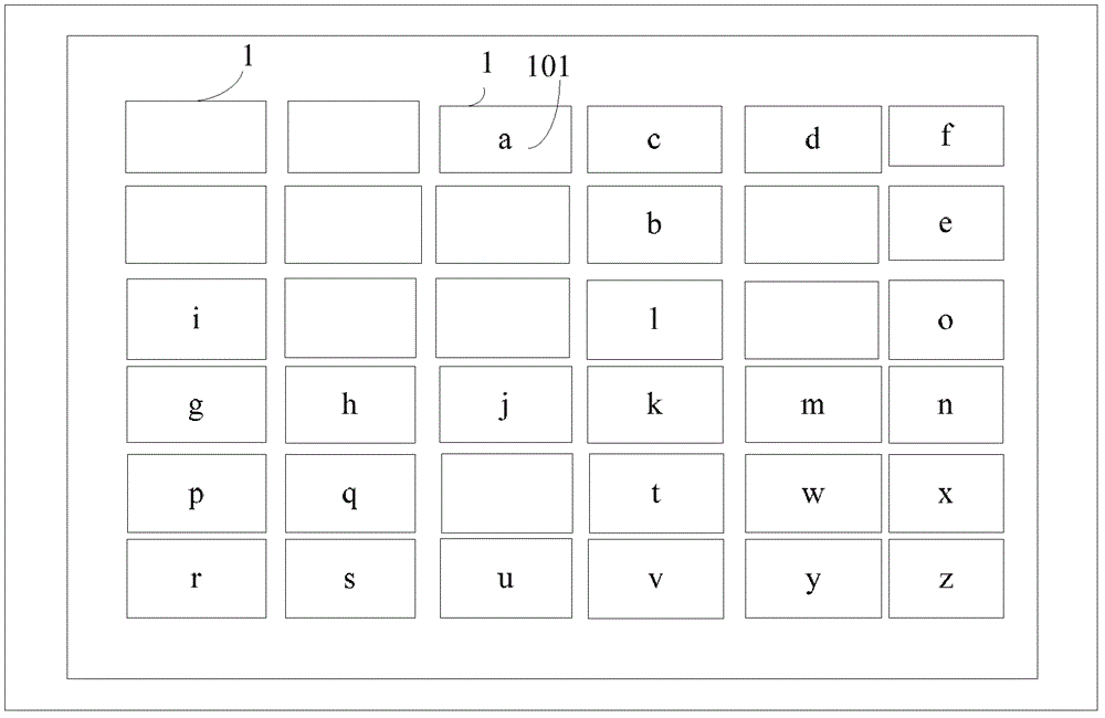 Keyboard input device