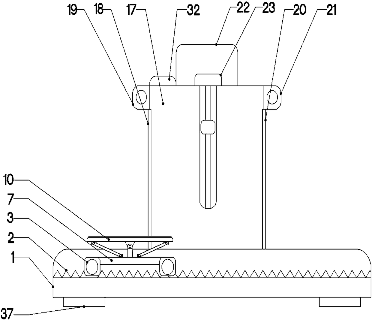 Comprehensive high-coverage-rate furniture paint spraying device