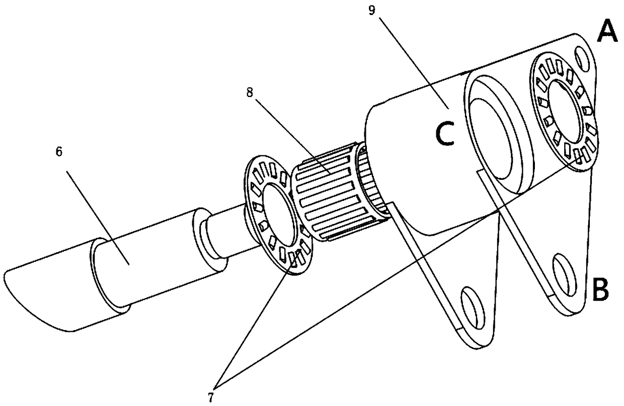 An independent suspension with an elastic element and a reversing mechanism