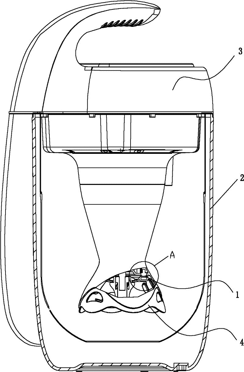 Soymilk machine cutter detection method