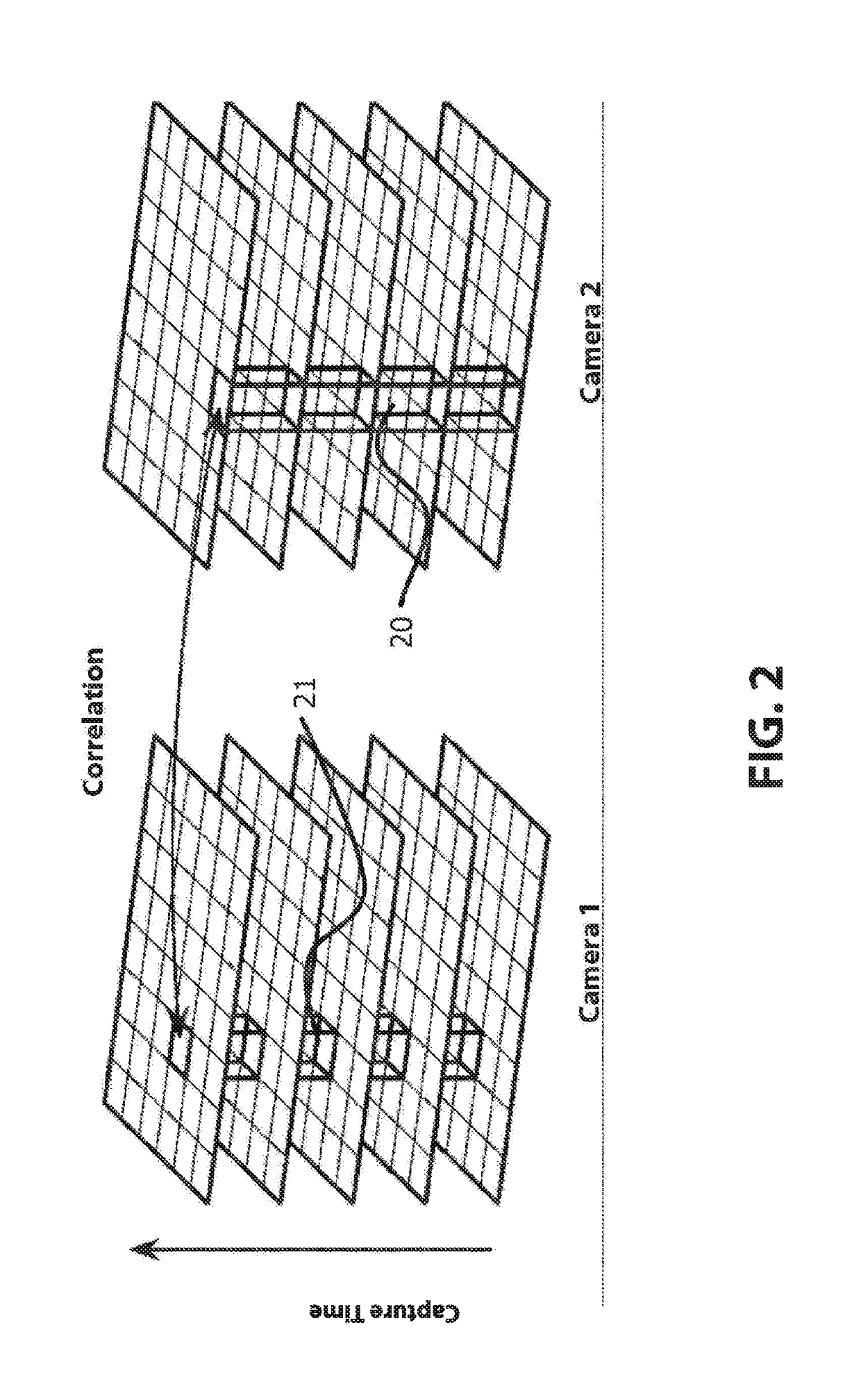 Method for the three dimensional measurement of a moving objects during a known movement