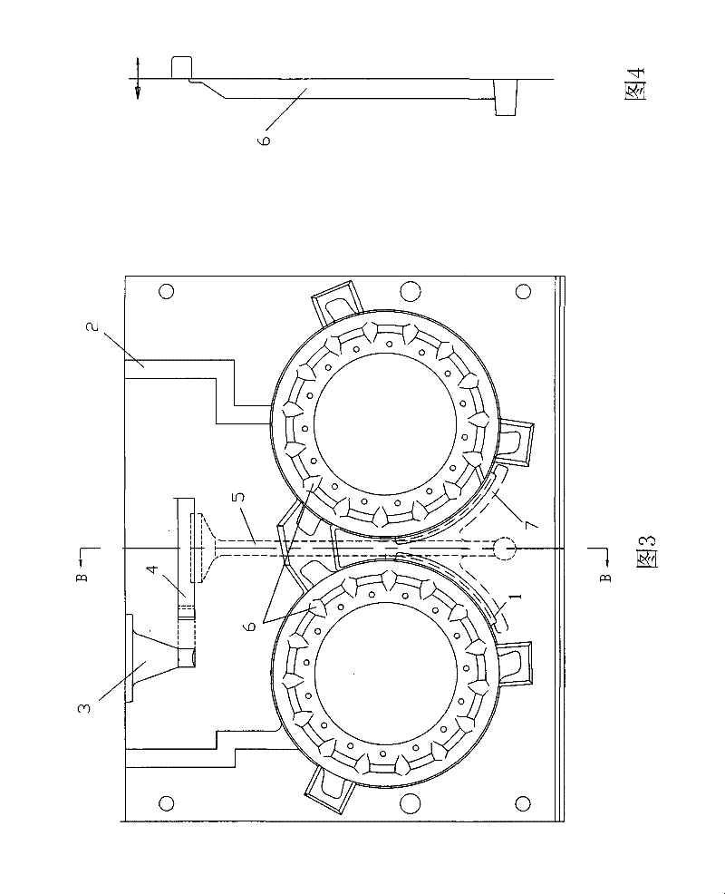 The production process of the casting of the pressure plate of the car clutch
